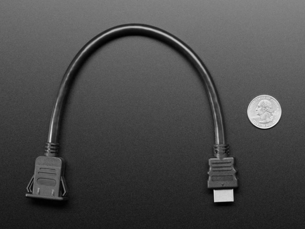 Cablu HDMI de 30cm cu montaj in panou [4]