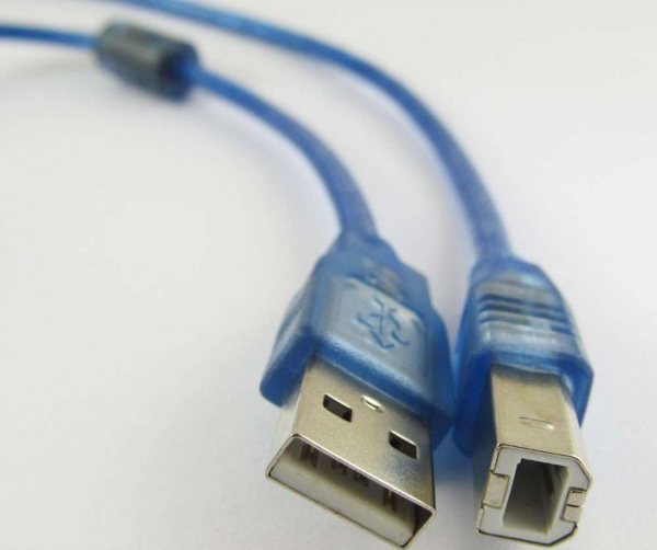 Cablu imprimanta USB 2.0 - albastru [2]