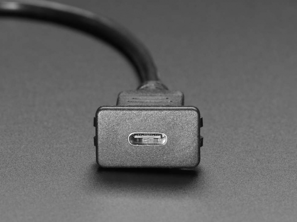 Cablu cu montaj in panou - Soclu USB C la priza USB A [3]