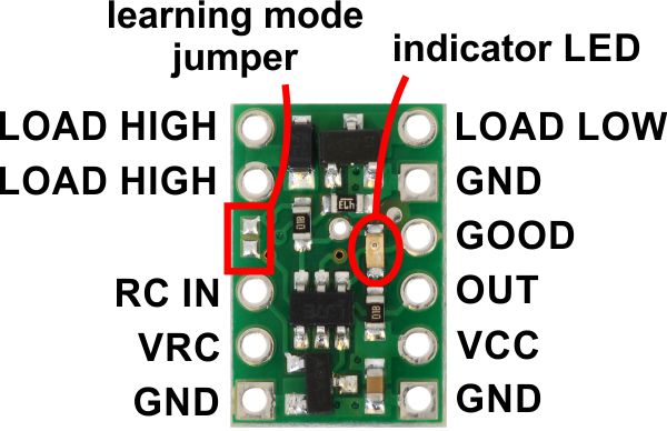Comutator RC Pololu cu MOSFET mic, cu parte joasa [2]