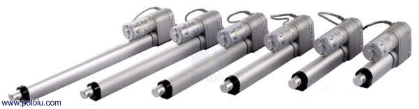 Actuator liniar LACT2P-12V-20 cu feedback 5.08cm Stroke, 12V, 1.27 cm/s [2]