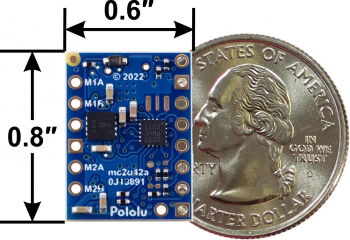 Controler doua motoare I2C Motoron M2T256 [3]