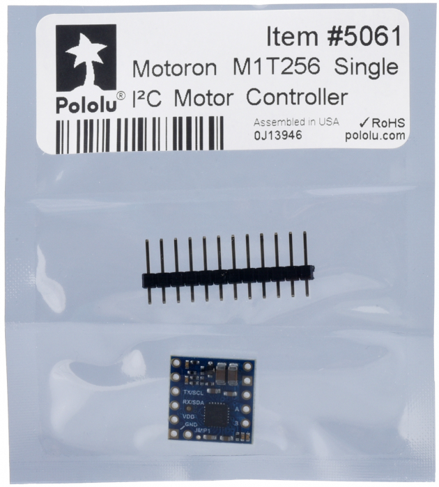 Controler motor Motoron M1T256, interfata unica I²C [5]