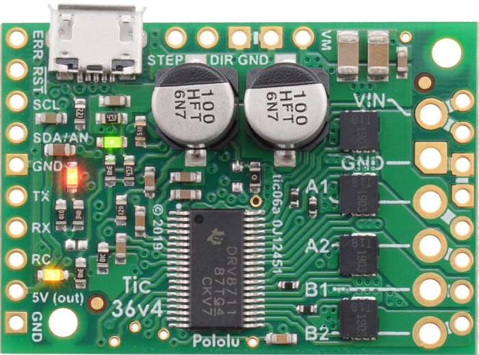 Controler motor stepper Pololu Tic 36v4 USB [4]