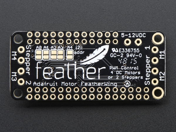 DC Motor + Stepper Shield pentru Feather [4]