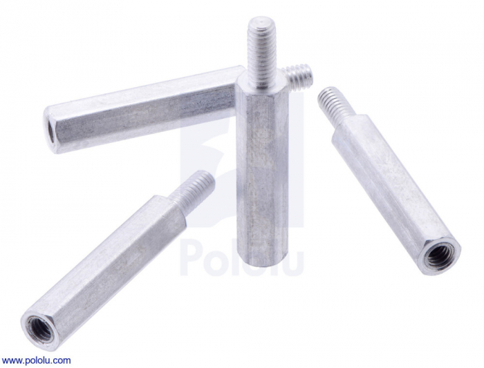 Distantiere din aluminiu pentru Raspberry Pi 18.6mm x 6mm M2.5 - 4 buc [5]