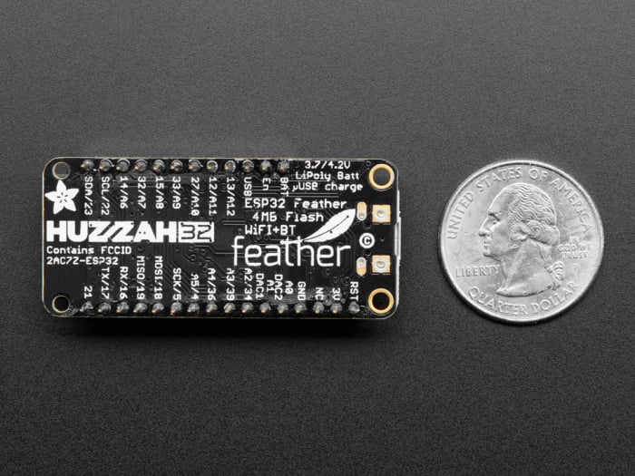 Adafruit HUZZAH32 – Placa Feather ESP32 Asamblata - cu Conectori Stacking [4]