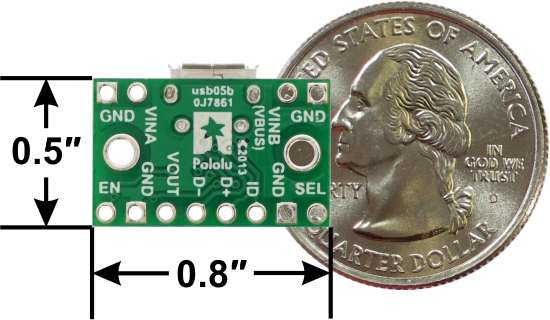 FPF1320 Power Multiplexer cu Micro-B USB [2]
