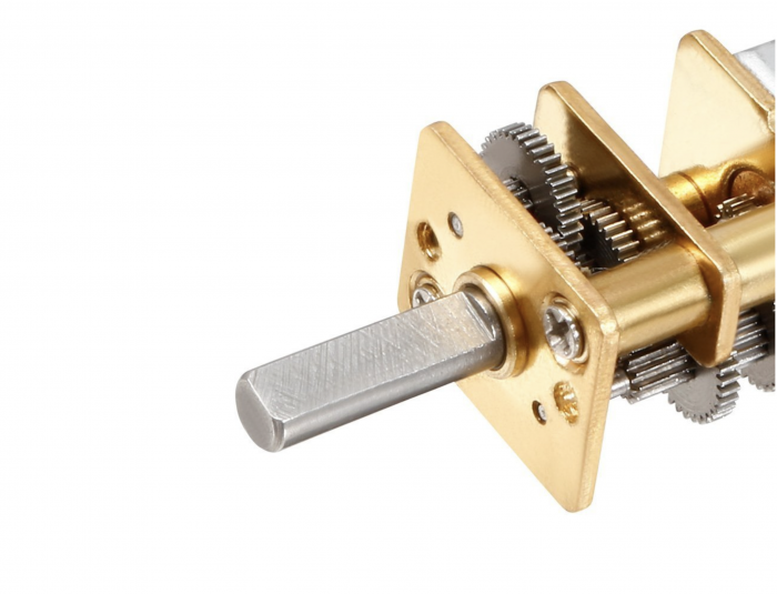 Motor de reducere micro DC GA12-N20, 6V, 500 RPM, cu angrenaje metalice [3]