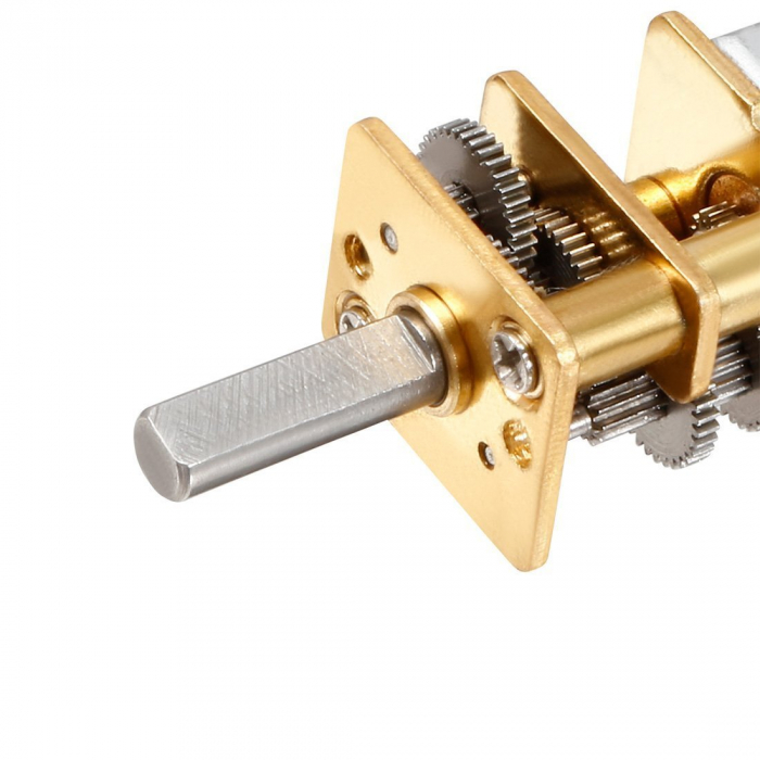 Motor mic de reducere a vitezei cu angrenaje metalice DC GA12-N20, 6V, 75 RPM [2]