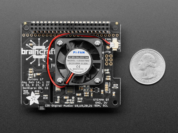 HAT invatare-masina Adafruit BrainCraft HAT pentru Raspberry Pi 4 [3]