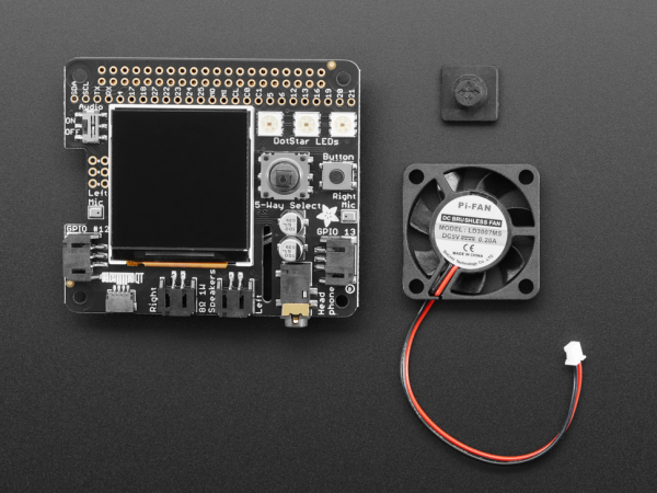 HAT invatare-masina Adafruit BrainCraft HAT pentru Raspberry Pi 4 [7]