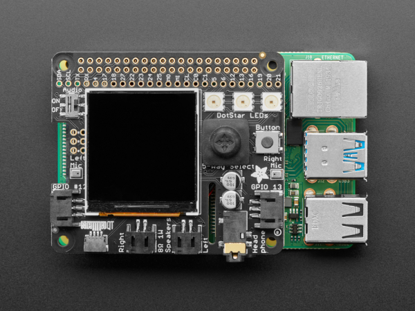 HAT invatare-masina Adafruit BrainCraft HAT pentru Raspberry Pi 4 [8]