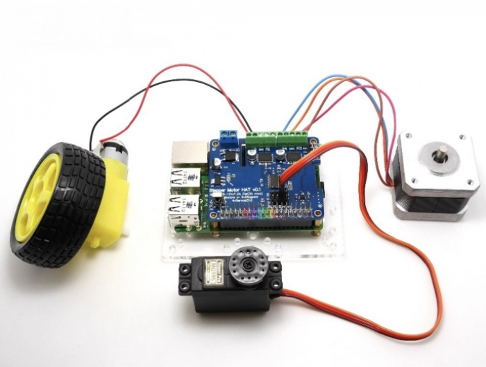 HAT motor DC+stepper pentru Raspberry Pi [2]
