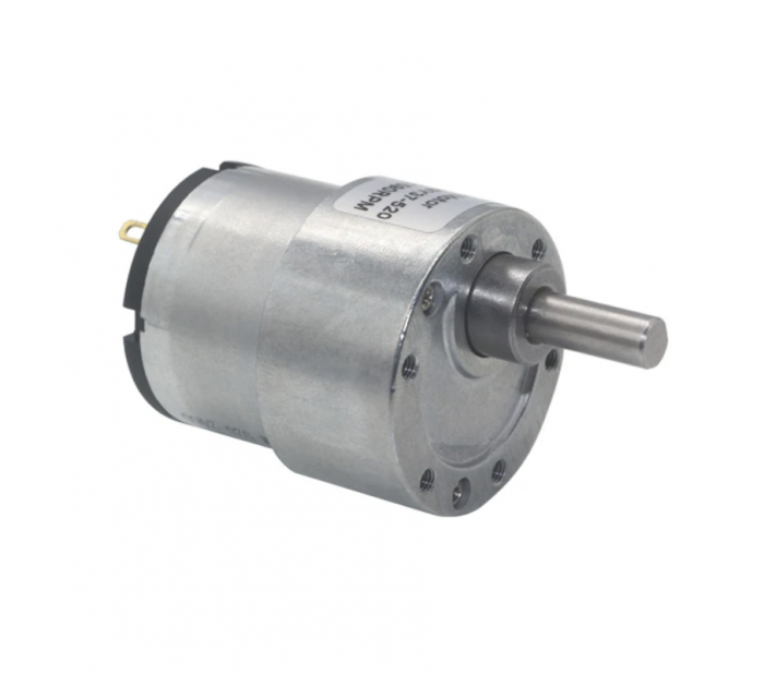 Motor JGB37-520, cu alimentare la 12V și viteză de rotație de 7 RPM/minut [3]