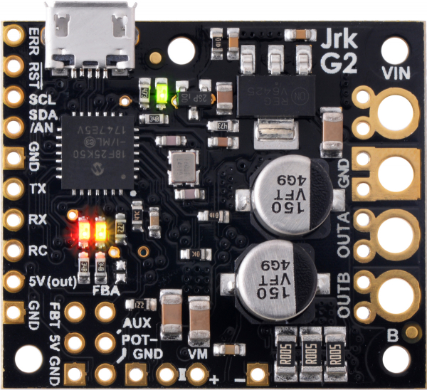 Controlor de motor USB Jrk G2 18v19 cu feedback [2]