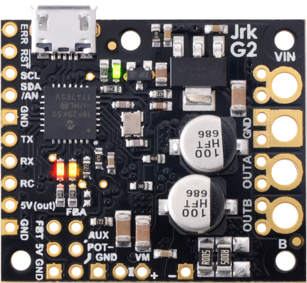 Controlor de motor USB Jrk G2 24v13 cu feedback [2]