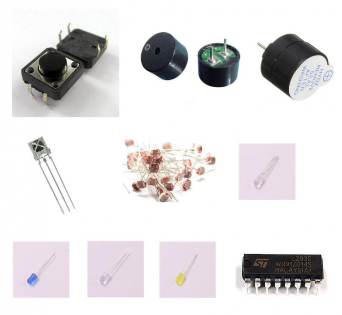 Kit incepatori Arduino imbunatatit, in cutie din plastic [4]