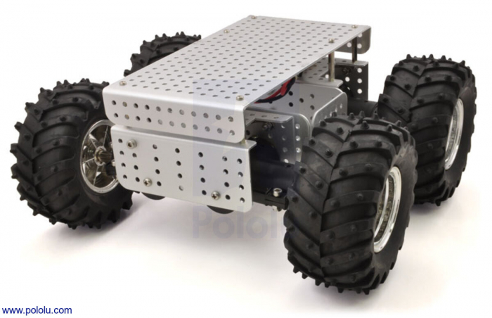 Kit sasiu Dagu Wild Thumper 4WD, argintiu, 34:1 [2]