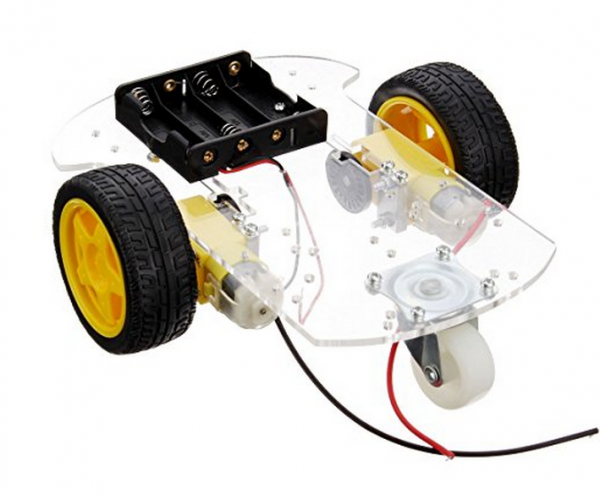 Kit sasiu vehicul robotic cu carcasa transparenta [3]
