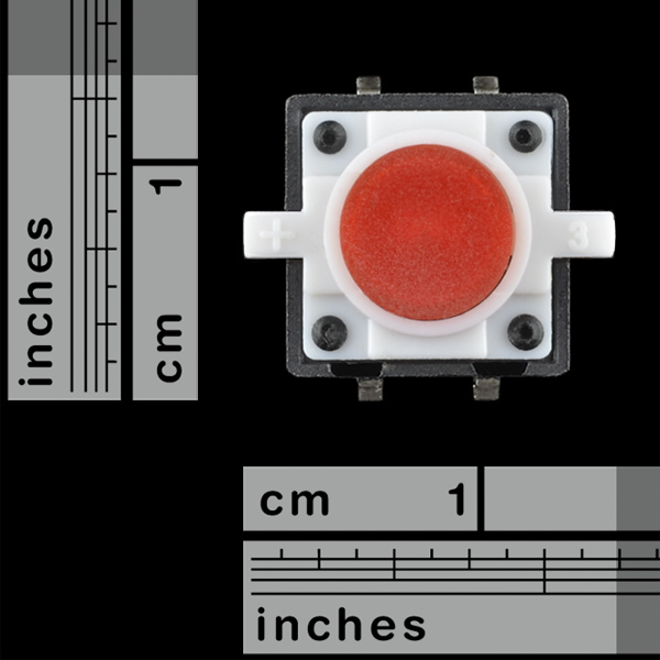 Buton tactil cu LED - Rosu [2]