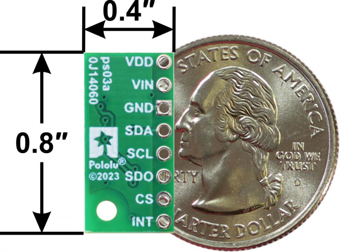 LPS22DF Pressure/Altitude Sensor Carrier with Voltage Regulator [2]