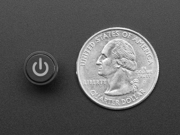 Mini  Momentary Pushbutton - Albastru [4]