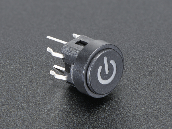 Mini  Momentary Pushbutton - Albastru [3]