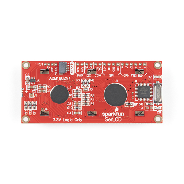 Modul LCD serial SparkFun 16x2 SerLCD [3]