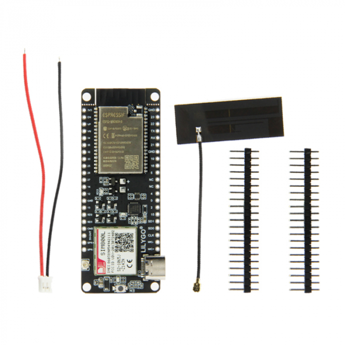 Modul Lilygo TTGO T-Call V 1.4 cu card SIM, antena WiFi, ESP32 [2]