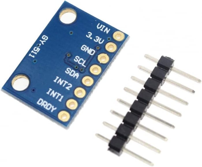 Modul nesudat GY-511 LSM303DLHC cu compas electronic de inalta precizie pe 3 axe si senzor de acceleratie [2]