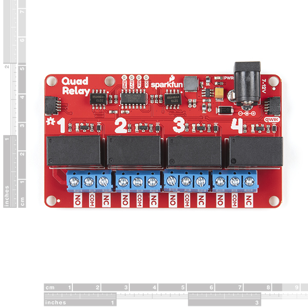Modul releu cvaruplu SparkFun Qwiic Quad Relay [2]