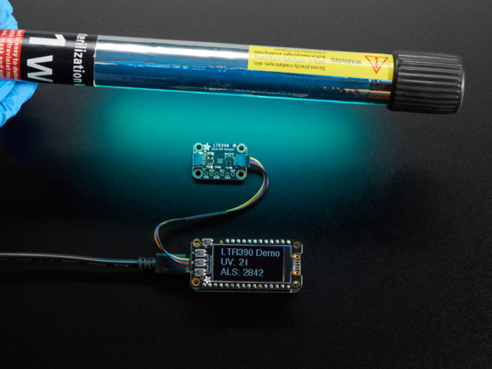 Modul senzor UV Adafruit LTR390 cu STEMMA QT Qwiic [6]