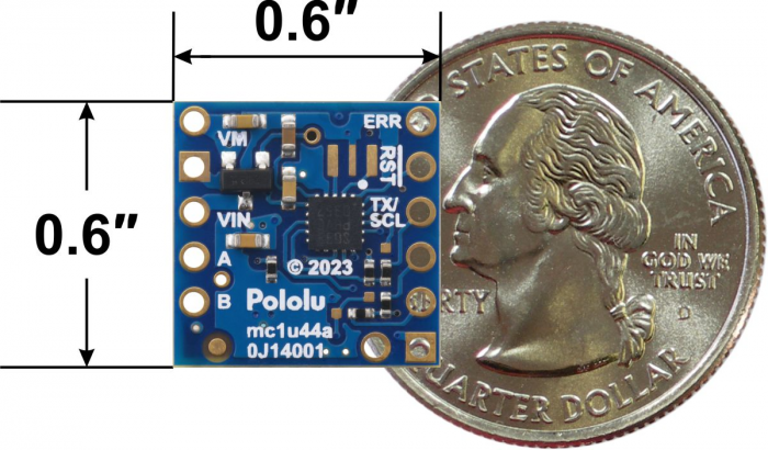 Motoron M1T550 Single I²C Motor Controller [4]