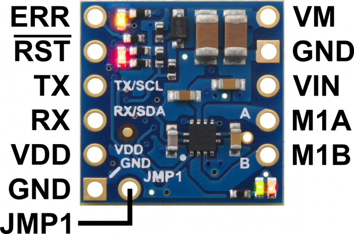 Motoron M1U550 Single Serial Motor Controller [8]