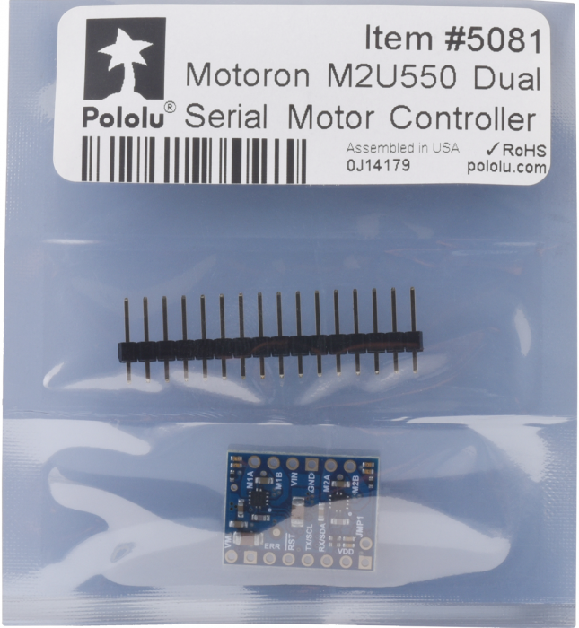 Motoron M2U550 Dual Serial Motor Controller [9]