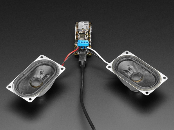 Music Maker FeatherWing – MP3 OGG WAV MIDI Synth Player – Stereo 3W Amplificator Adafruit imagine noua tecomm.ro