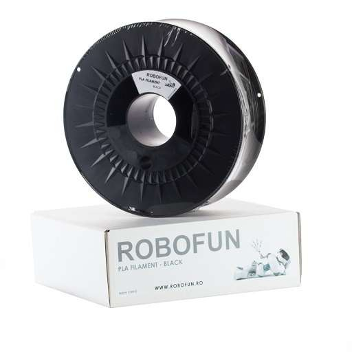 RETRAS - Filament Premium Robofun PLA 1KG  3 mm - Negru [1]
