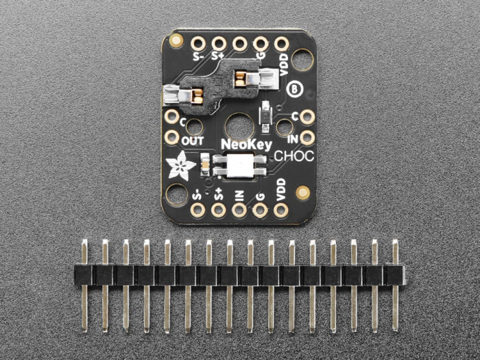 NeoKey Socket Breakout for CHOC Key Switches with NeoPixel - For CHOC Compatible Switches [2]