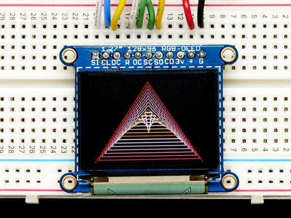 OLED Breakout Board - 16-bit Color 1.27" w/microSD [3]