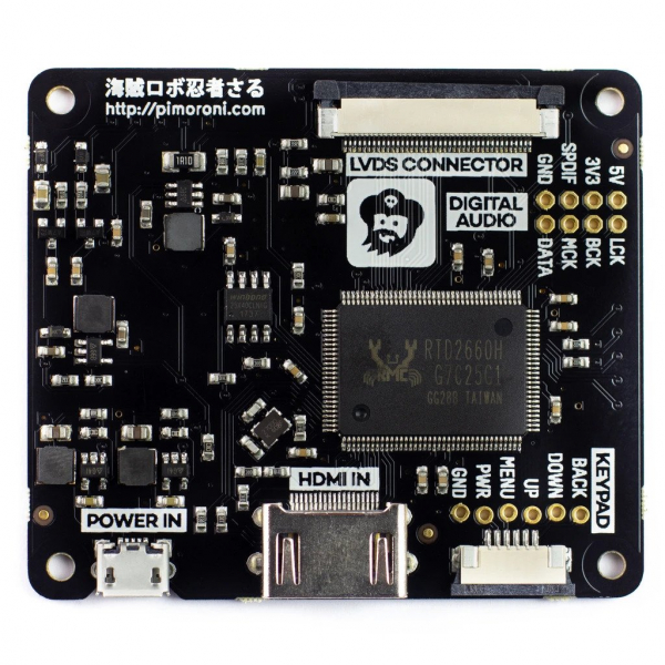 Pimoroni kit afisaj IPS LCD de 8 inch (1024x768) cu HDMI [6]