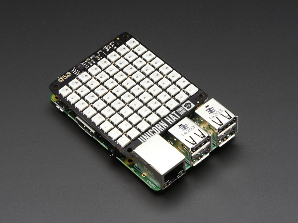 Pimoroni Unicorn Hat - 8x8 RGB LED Shield pentru Raspberry Pi A+/B+ [4]