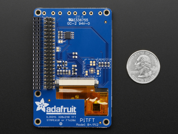 PiTFT Plus Mini Kit 320x240 2.8" TFT + Touchscreen capacitiv [10]