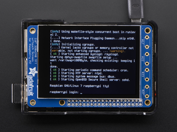 PiTFT Plus Mini Kit 320x240 2.8" TFT + Touchscreen capacitiv [4]