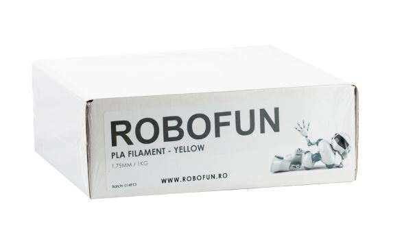 Filament Premium Robofun PLA 1KG  1.75 mm - Galben [2]
