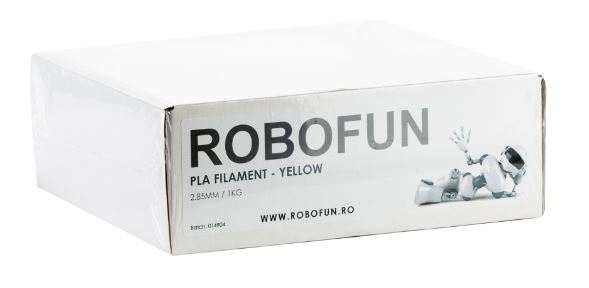 RETRAS - Filament Premium Robofun PLA 1KG  3 mm - Galben [8]