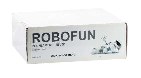 RETRAS - Filament Premium Robofun PLA 1KG  3 mm - Silver [9]