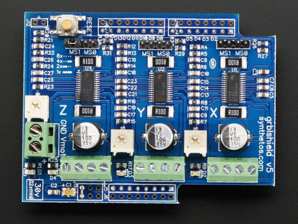 Placa Synthetos gShield (grblShield) V5 [3]
