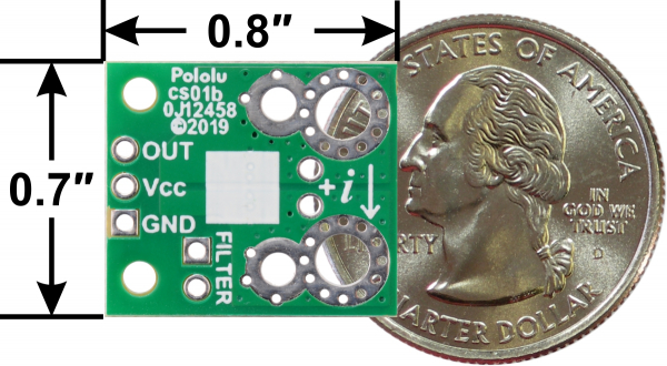 Pololu ACHS-7124 -40A/+40A breakout senzor curent [2]