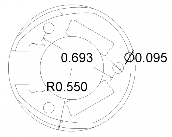 Ball Caster 25.4 mm plastic [3]